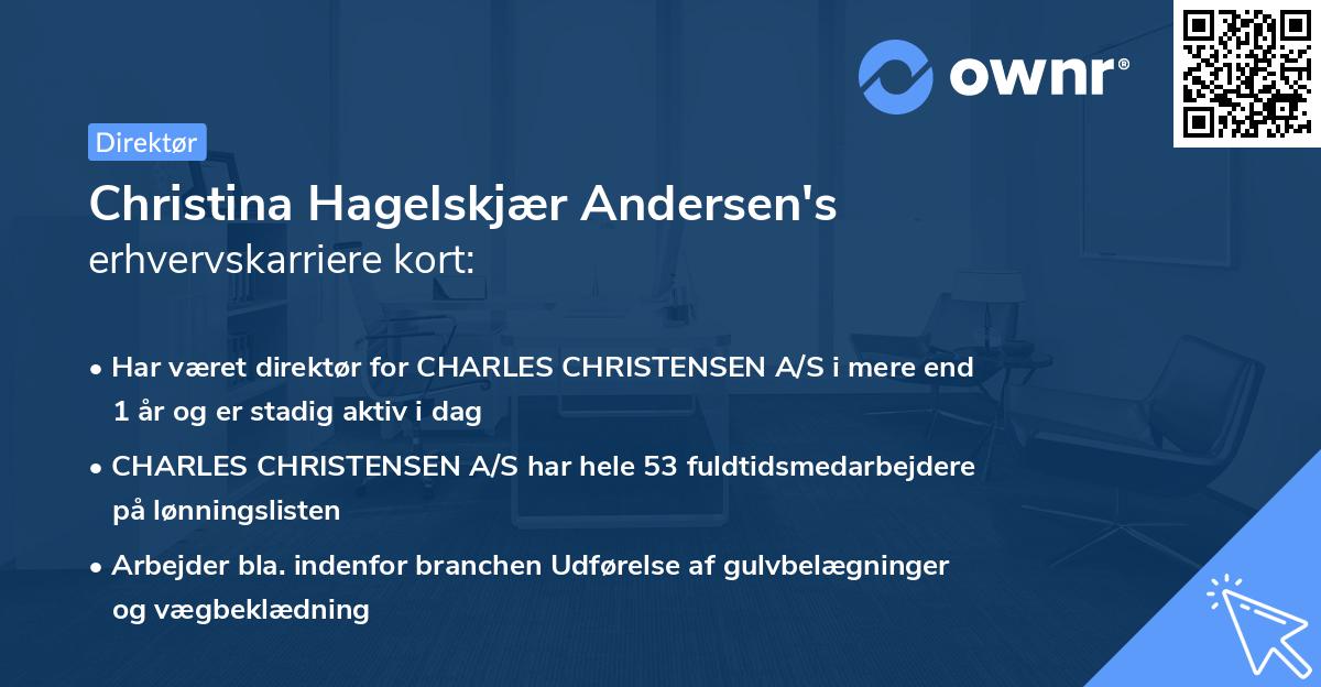 Christina Hagelskjær Andersen's erhvervskarriere kort