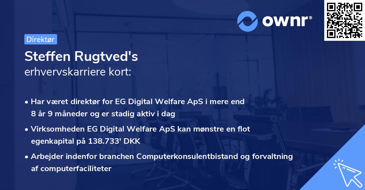Steffen Rugtved's erhvervskarriere kort