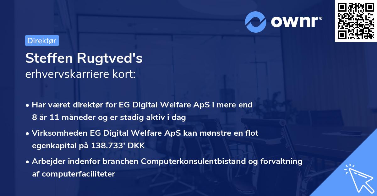 Steffen Rugtved's erhvervskarriere kort