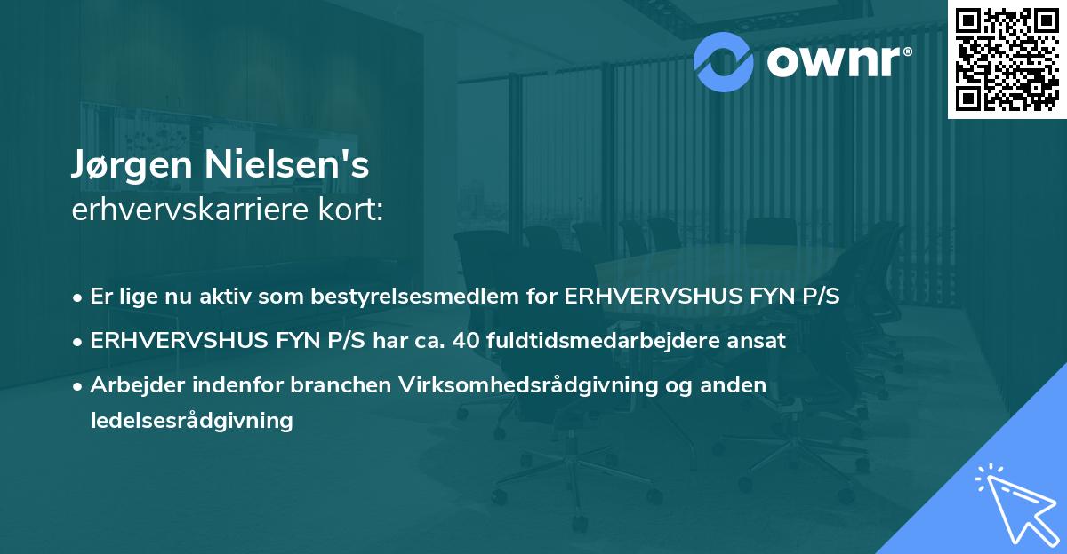 Jørgen Nielsen's erhvervskarriere kort