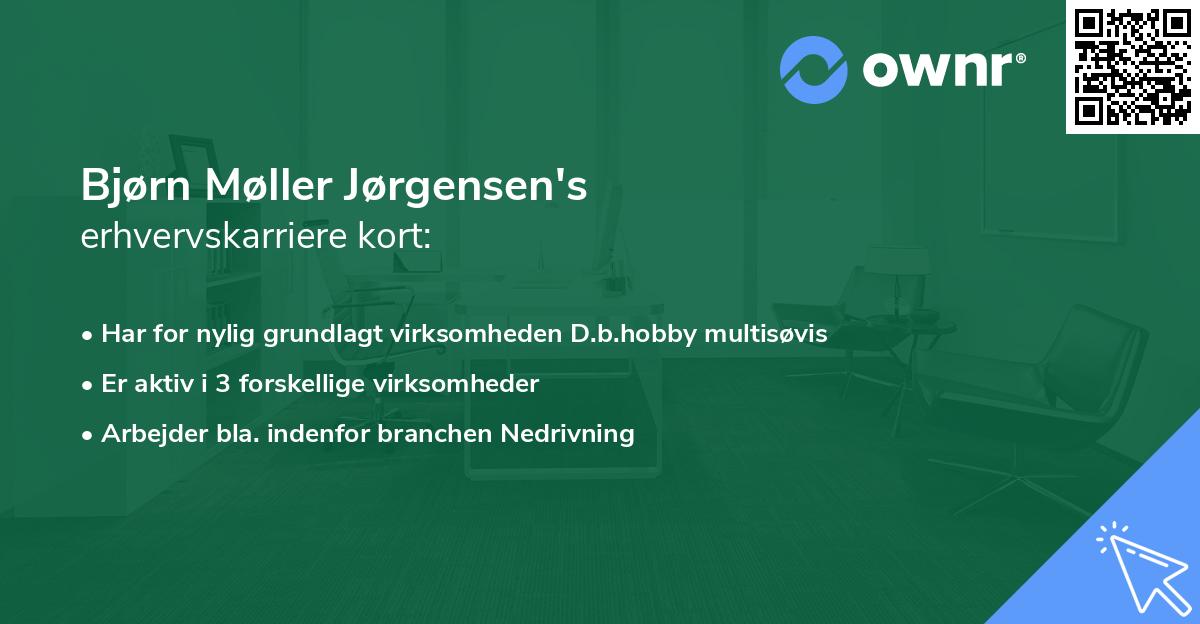 Bjørn Møller Jørgensen's erhvervskarriere kort