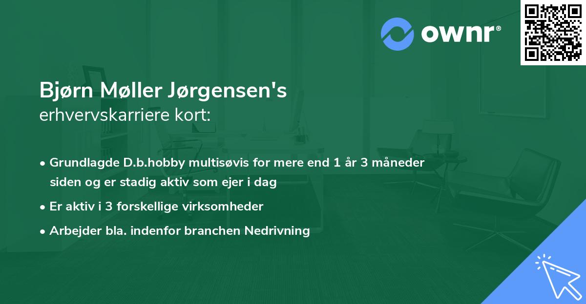Bjørn Møller Jørgensen's erhvervskarriere kort