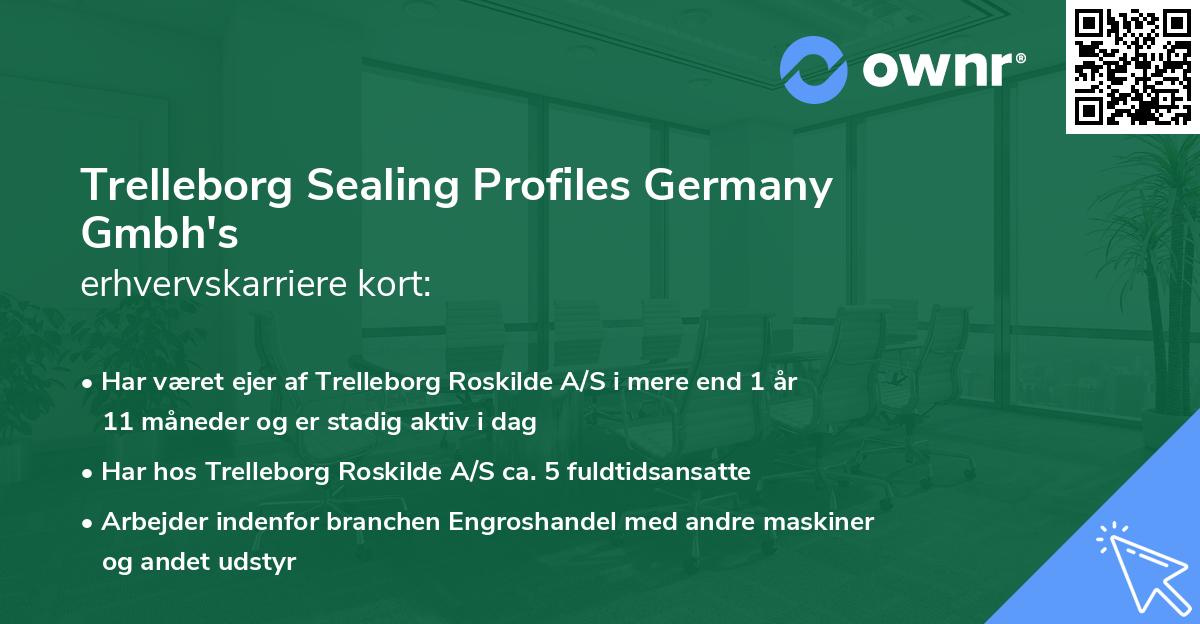 Trelleborg Sealing Profiles Germany Gmbh's erhvervskarriere kort