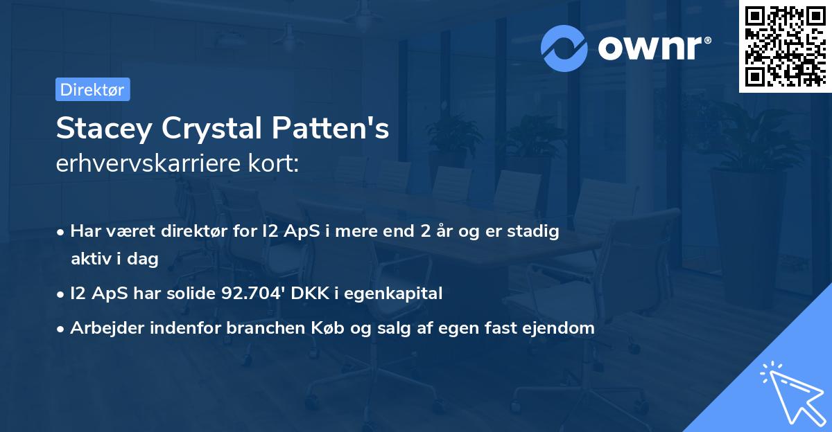 Stacey Crystal Patten's erhvervskarriere kort