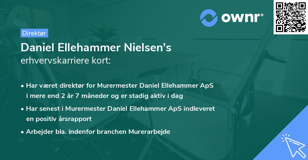 Daniel Ellehammer Nielsen's erhvervskarriere kort