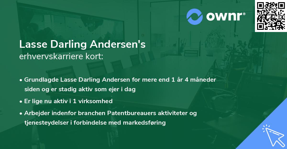 Lasse Darling Andersen's erhvervskarriere kort