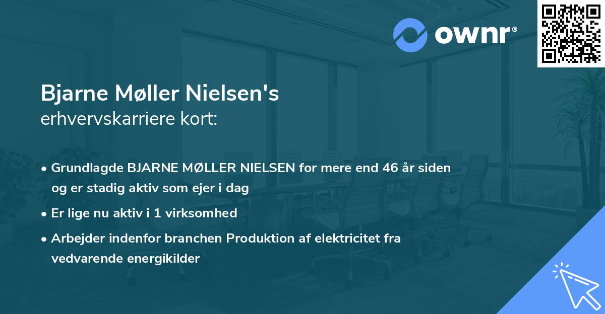 Bjarne Møller Nielsen's erhvervskarriere kort
