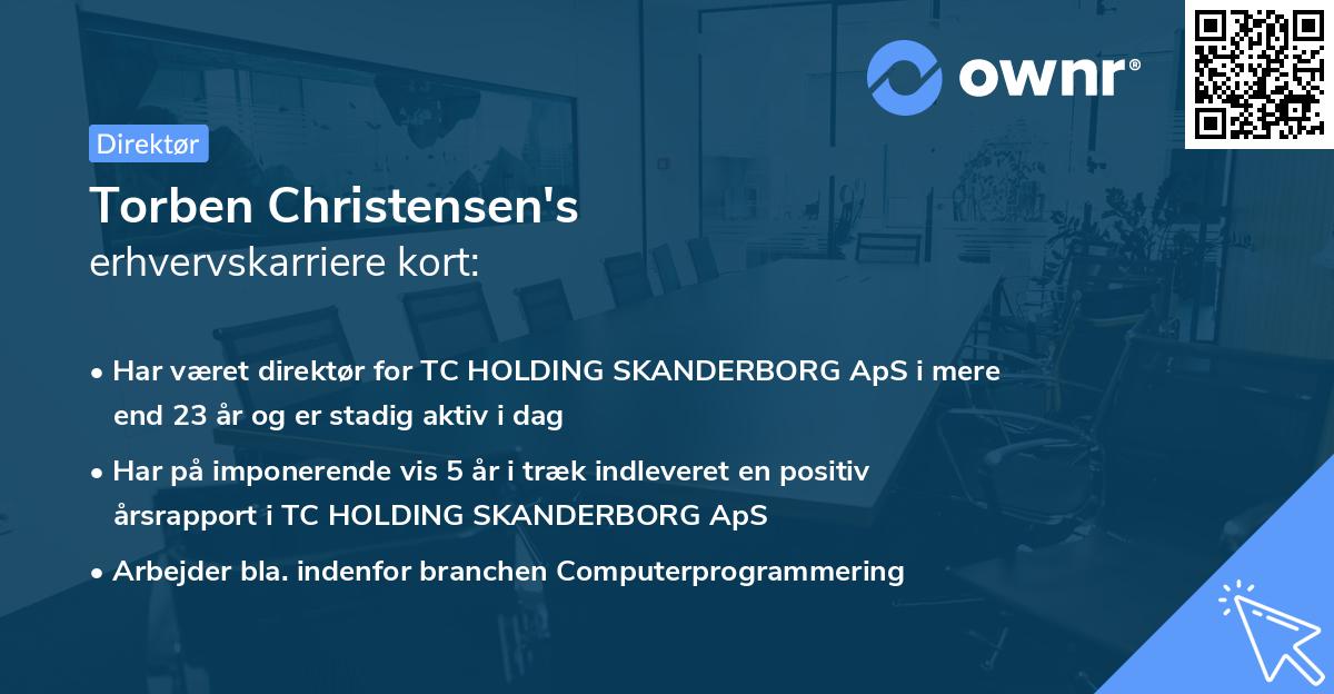 Torben Christensen's erhvervskarriere kort