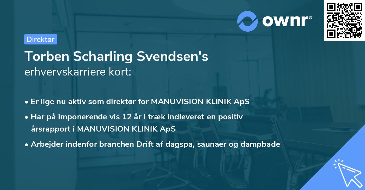 Torben Scharling Svendsen's erhvervskarriere kort