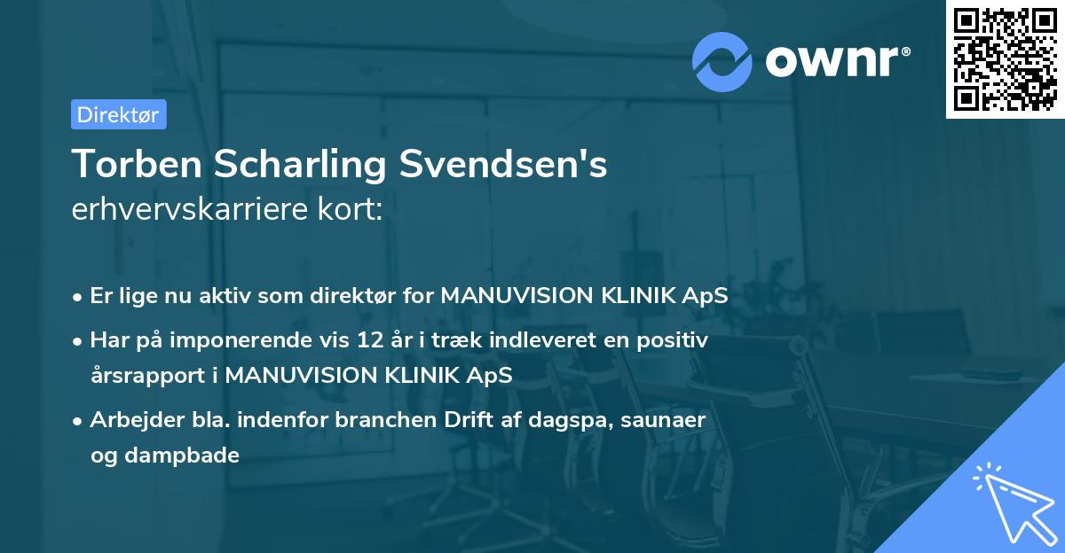 Torben Scharling Svendsen's erhvervskarriere kort