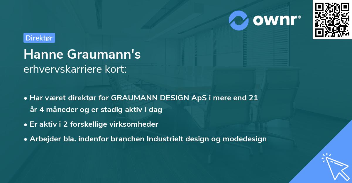 Hanne Graumann's erhvervskarriere kort
