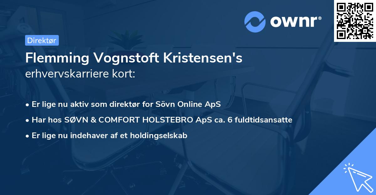 Flemming Vognstoft Kristensen's erhvervskarriere kort