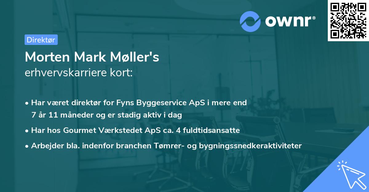 Morten Mark Møller's erhvervskarriere kort