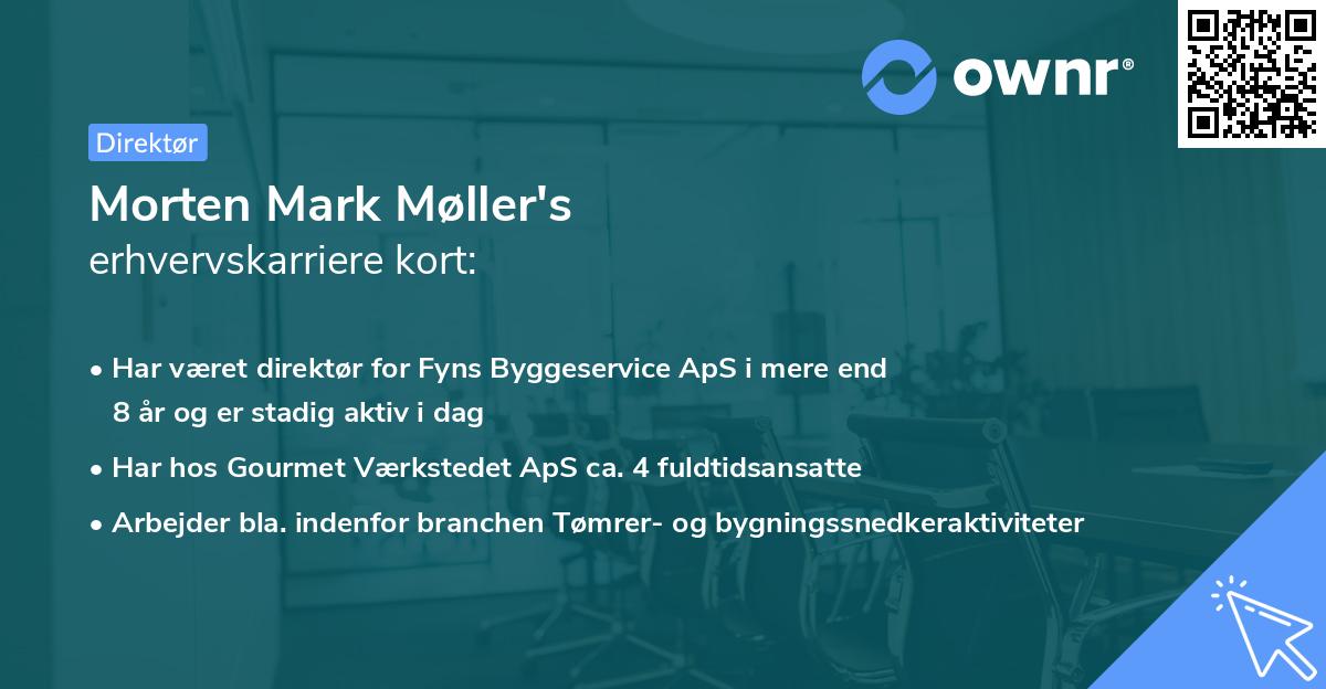 Morten Mark Møller's erhvervskarriere kort