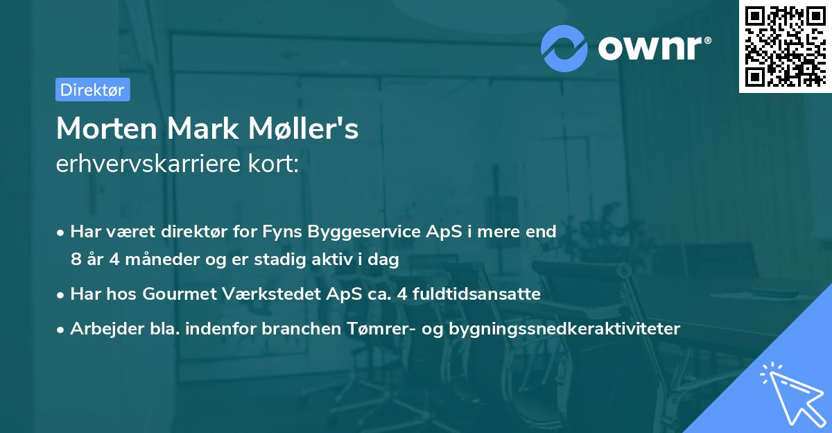 Morten Mark Møller's erhvervskarriere kort