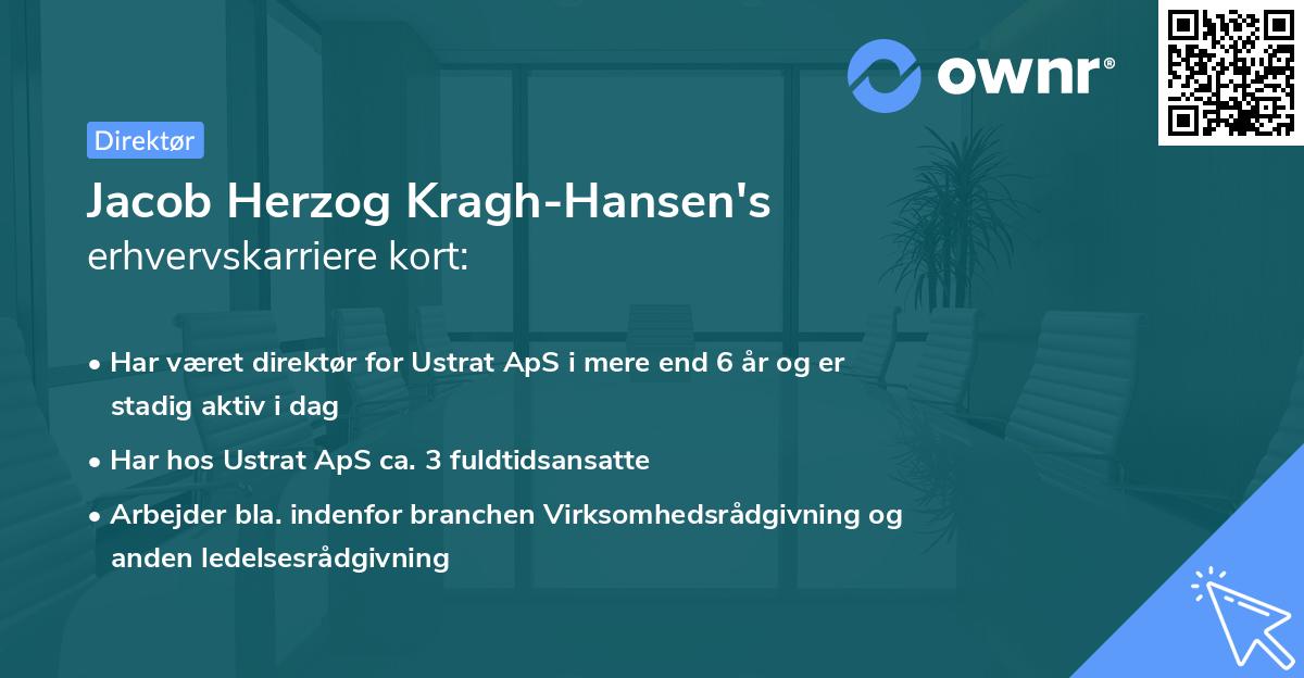 Jacob Herzog Kragh-Hansen's erhvervskarriere kort