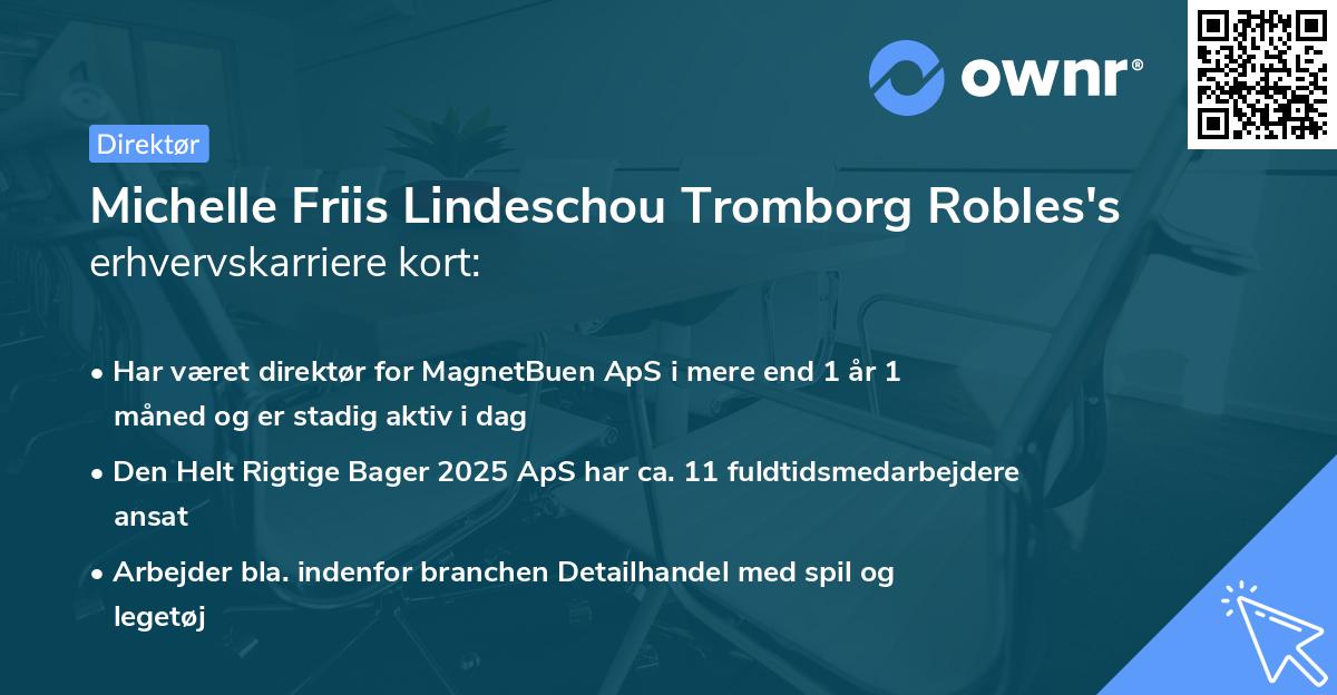 Michelle Friis Lindeschou Tromborg Robles's erhvervskarriere kort