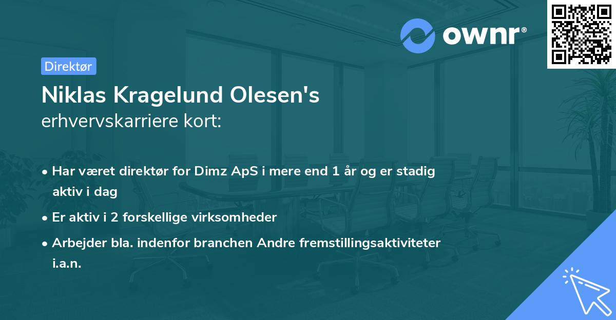 Niklas Kragelund Olesen's erhvervskarriere kort