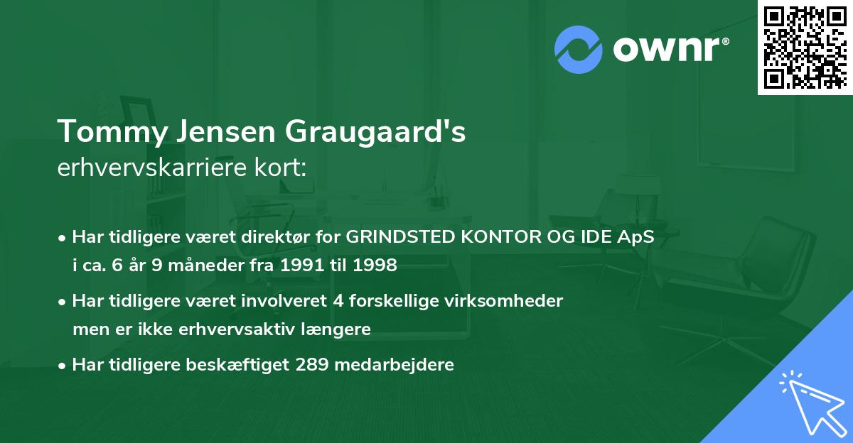 Tommy Jensen Graugaard's erhvervskarriere kort