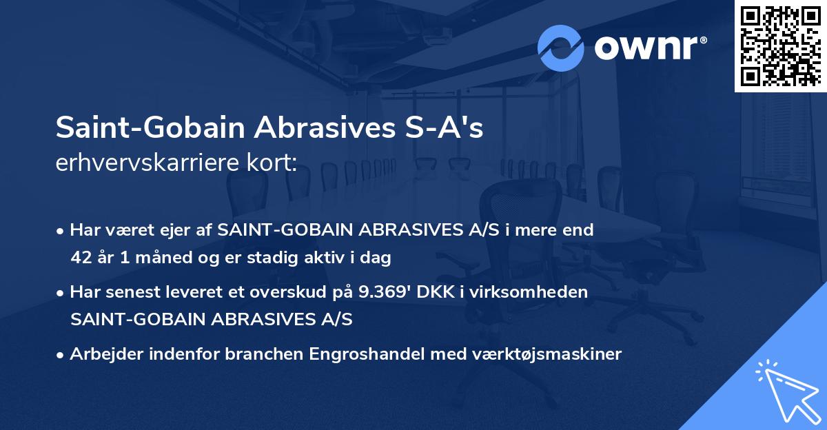 Saint-Gobain Abrasives S-A's erhvervskarriere kort