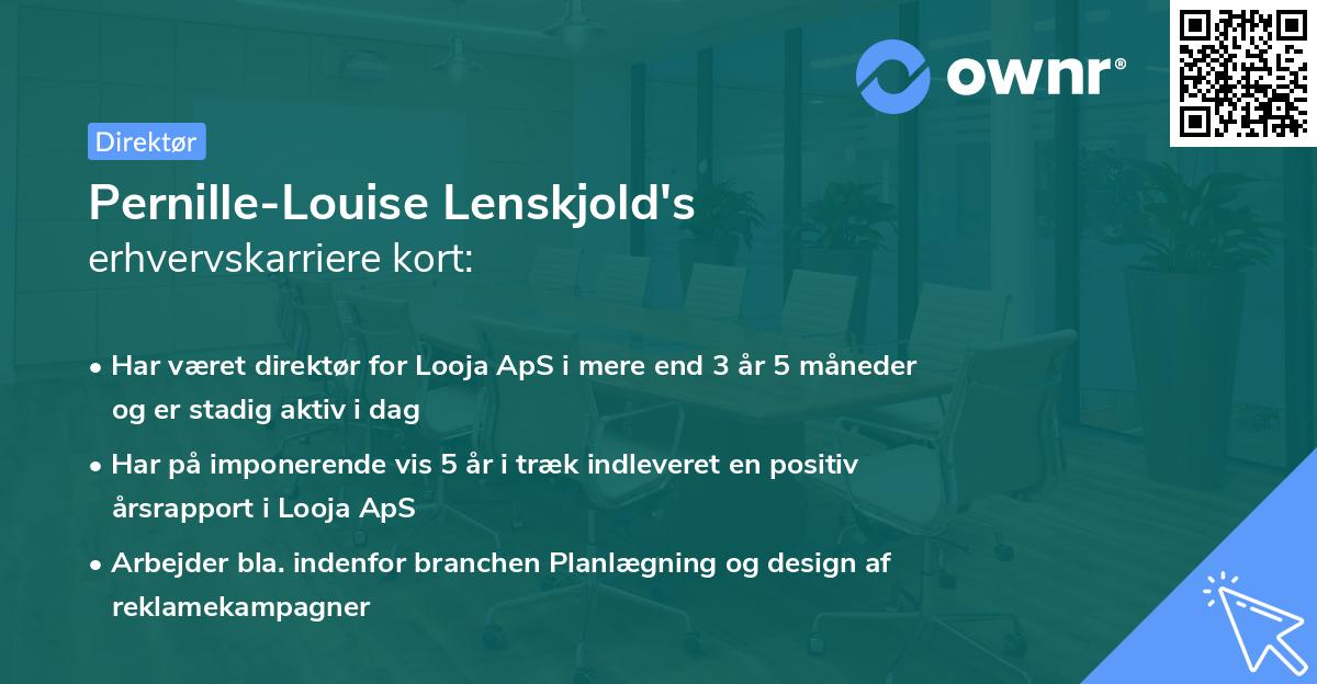 Pernille-Louise Lenskjold's erhvervskarriere kort
