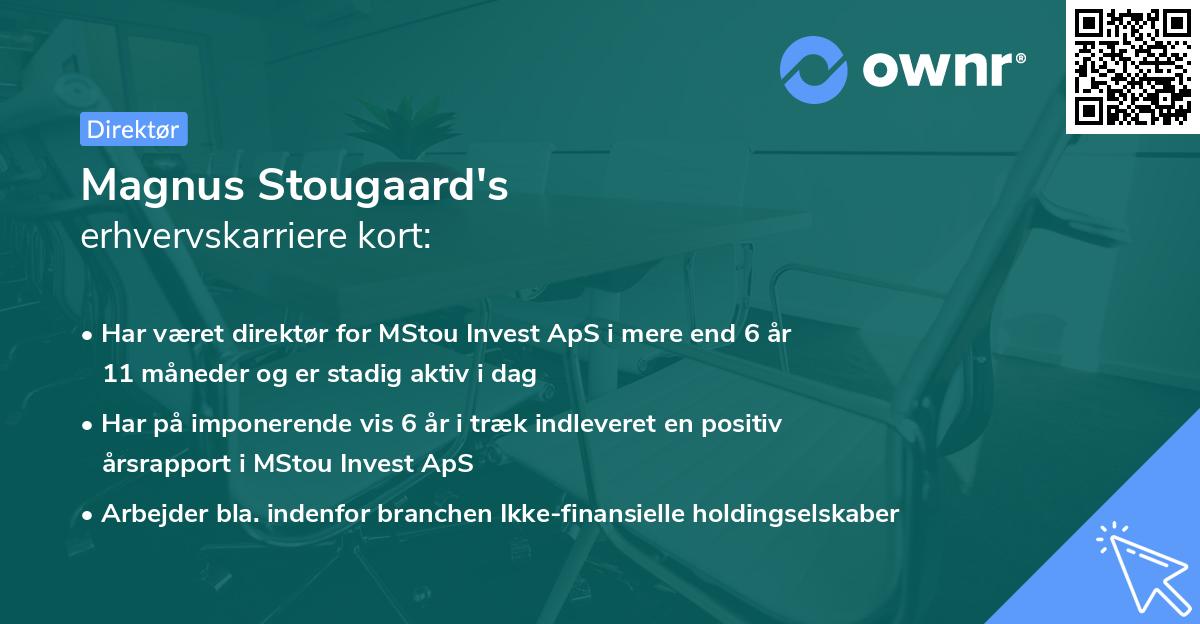 Magnus Stougaard's erhvervskarriere kort