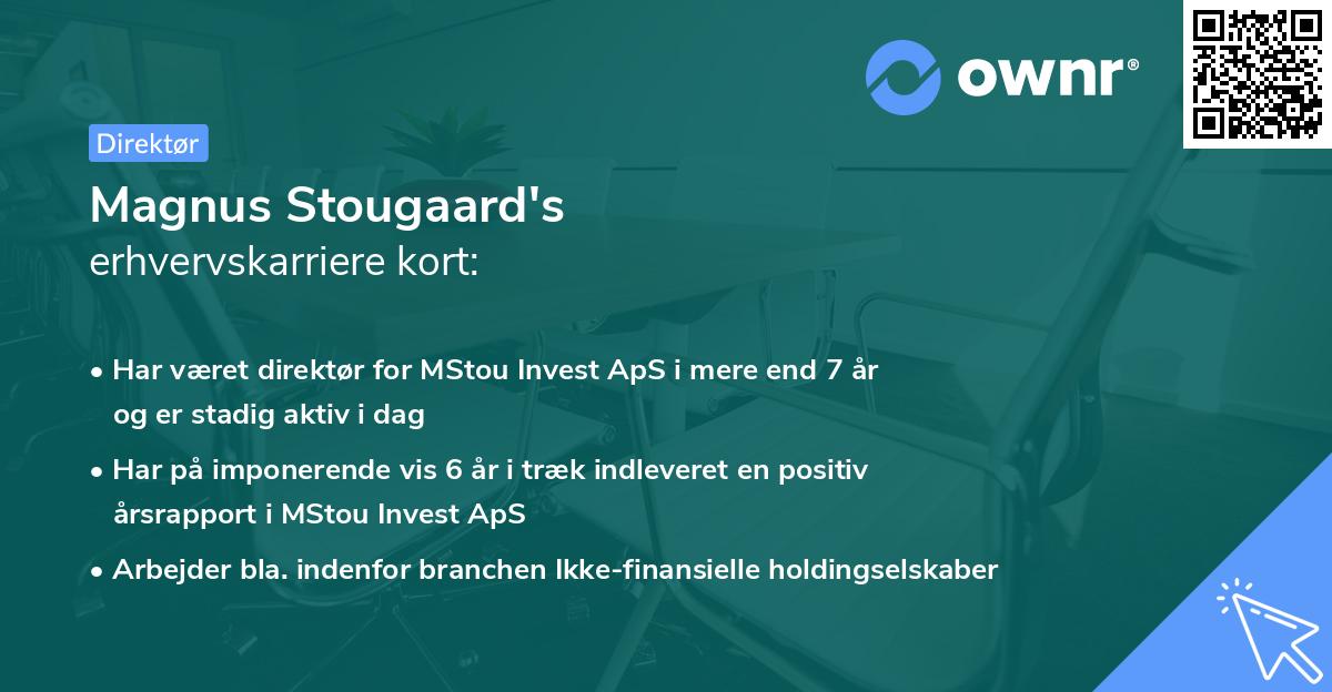 Magnus Stougaard's erhvervskarriere kort