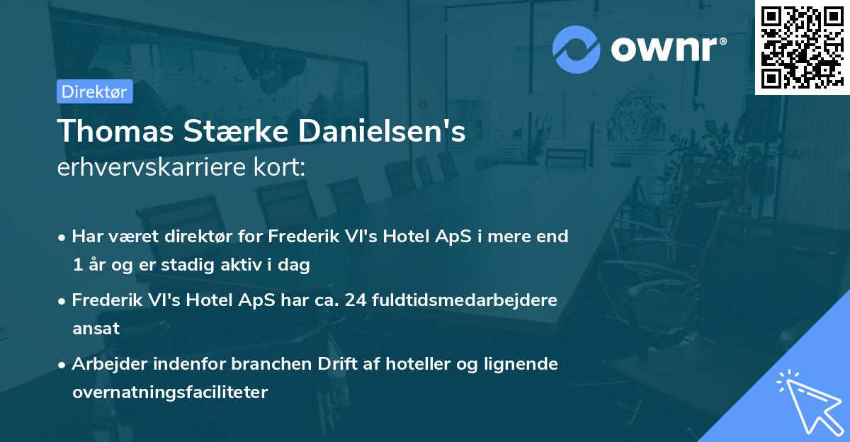 Thomas Stærke Danielsen's erhvervskarriere kort