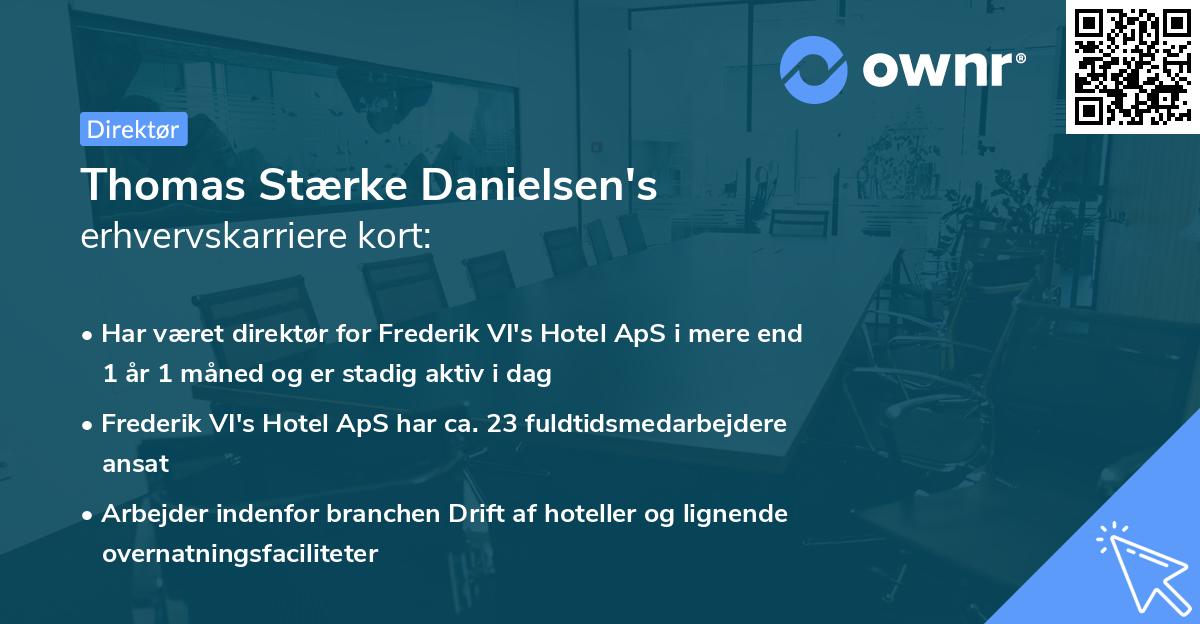 Thomas Stærke Danielsen's erhvervskarriere kort