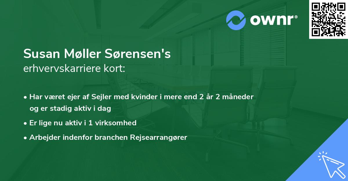 Susan Møller Sørensen's erhvervskarriere kort