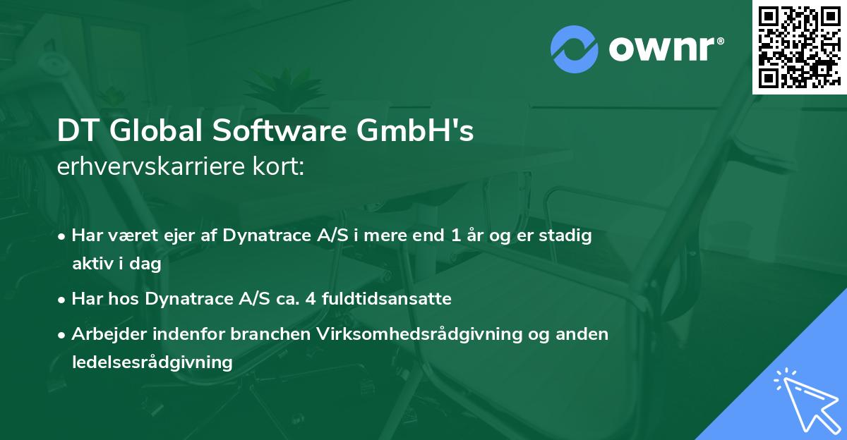 DT Global Software GmbH's erhvervskarriere kort